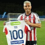 Teófilo Gutiérrez llegó a los 100 goles con Junior de Barranquilla