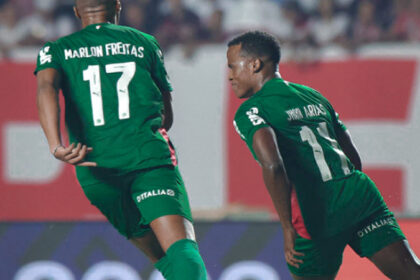 gol de Arias Palmeiras Sao Paulo