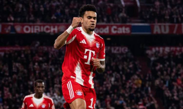 Luis Díaz conduce al Bayern a un triunfo tras la ausencia de Kane