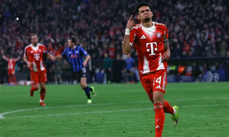 Luis Díaz conduce al Bayern Múnich a cuartos de la Champions