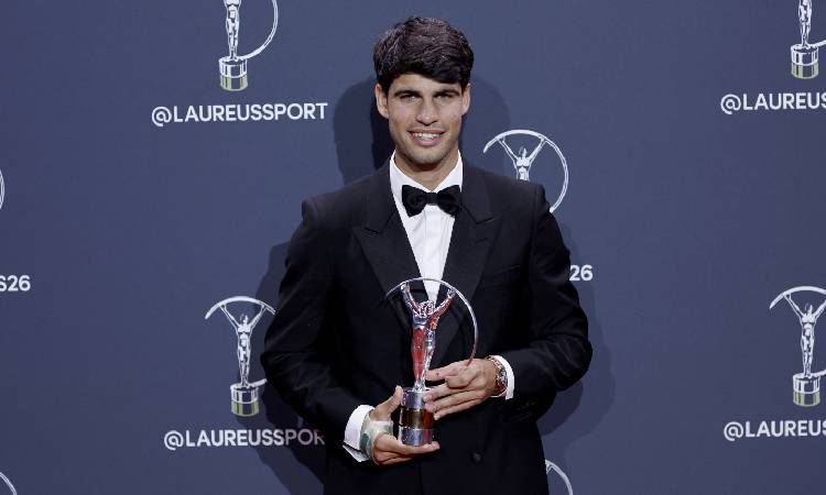 Alcaraz, Yamal y Sabalenka galardonados en los Laureus 2026