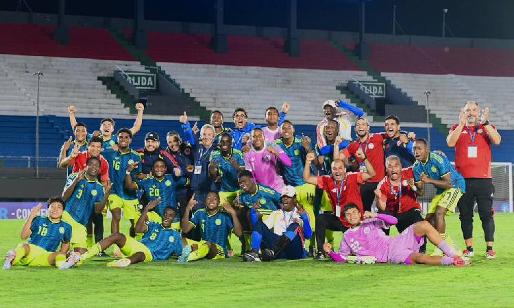 Colombia goleó a Brasil y está en la final del Sudamericano Sub-17