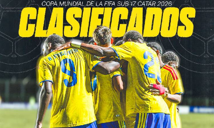 Colombia clasificó a la Copa Mundial Sub-17 Catar 2026