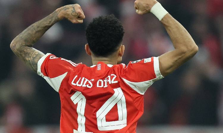 Luis Díaz, una de las figuras del Bayern campeón de Bundesliga
