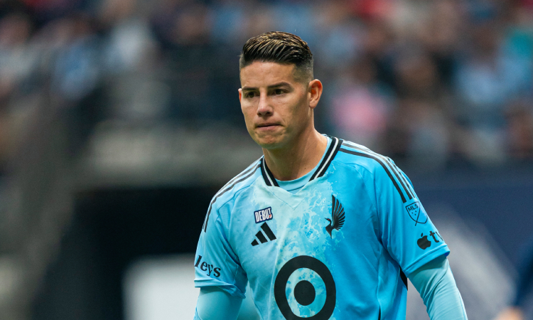 Minnesota United habló de la salud de James Rodríguez
