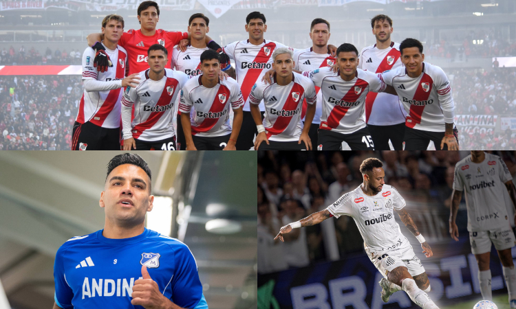 River, Neymar y Falcao: Sudamericana