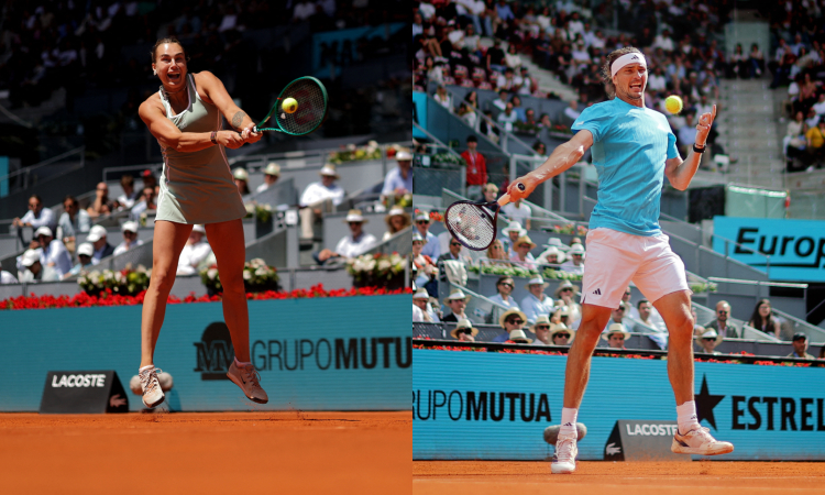 Sabalenka y Zverev siguen avanzando en Madrid, Gauff cae en octavos
