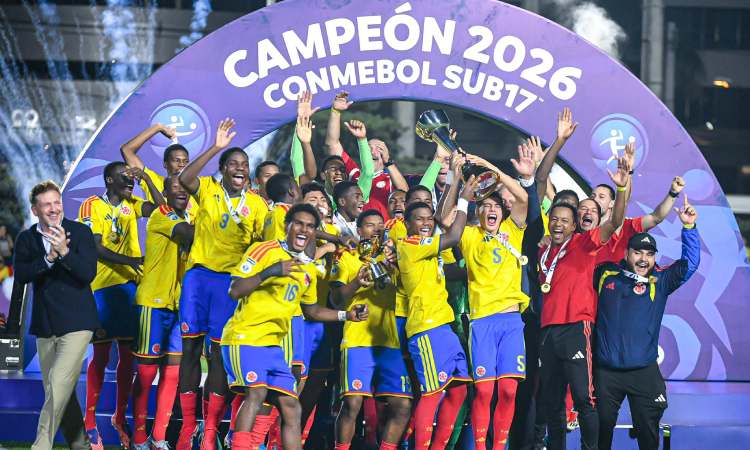Selección Colombia es campeona de la CONMEBOL Sub-17