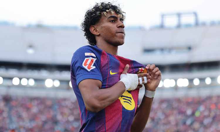 "En estos momentos salen los jugadores de verdad", dijo Yamal