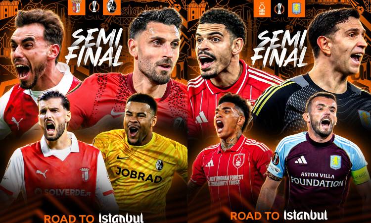 Estas serán las semifinales de la UEFA Europa League 2025-2026