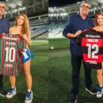 Shakira sorprendió con camisetas de Flamengo y Fluminense